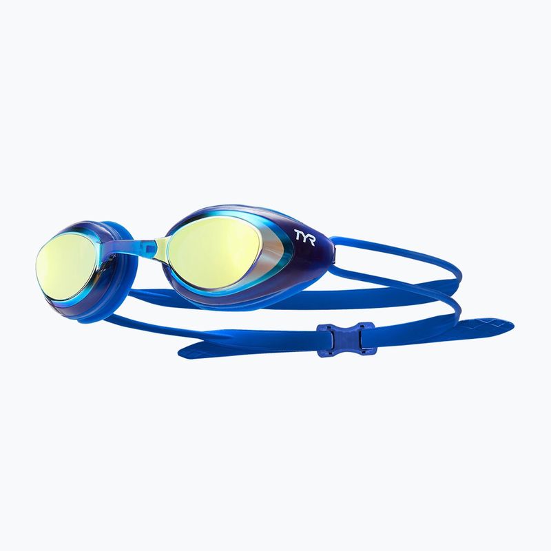 Okulary do pływania TYR Blackhawk Racing Mirrored gold/ royal 5