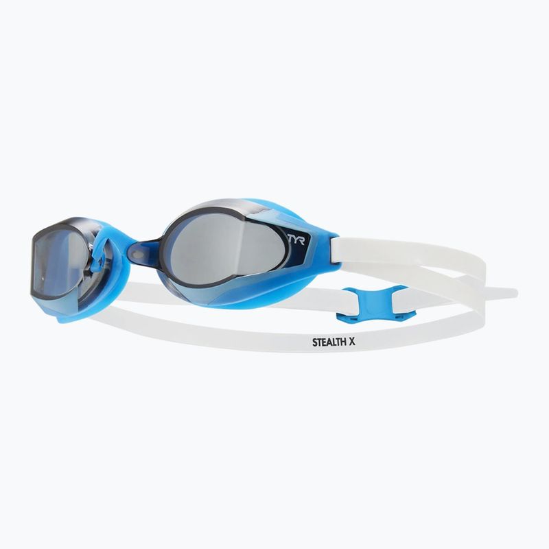Okulary do pływania TYR Stealth-X Race smoke/white 5