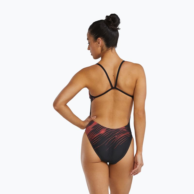 Strój pływacki jednoczęściowy damski Tyr Durafast Elite Cycloid Diamondfit red 2