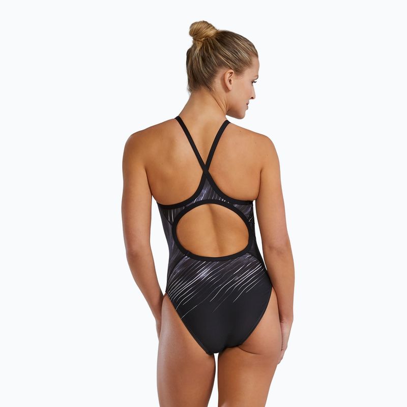 Strój pływacki jednoczęściowy damski Tyr Durafast Elite Cycloid Diamondfit titanium 2
