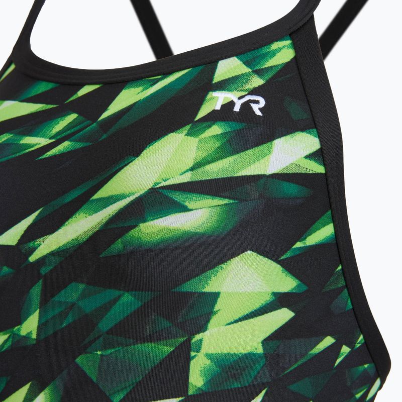 Strój pływacki jednoczęściowy damski TYR Durafast Elite Triadic Diamondfit green 3