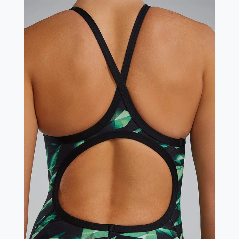 Strój pływacki jednoczęściowy damski TYR Durafast Elite Triadic Diamondfit green 11