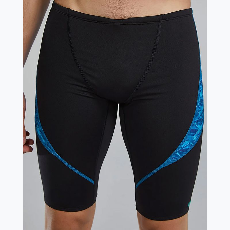 Jammery pływackie męskie TYR Durafast Elite Oceanid Jammer light blue/aqua 5