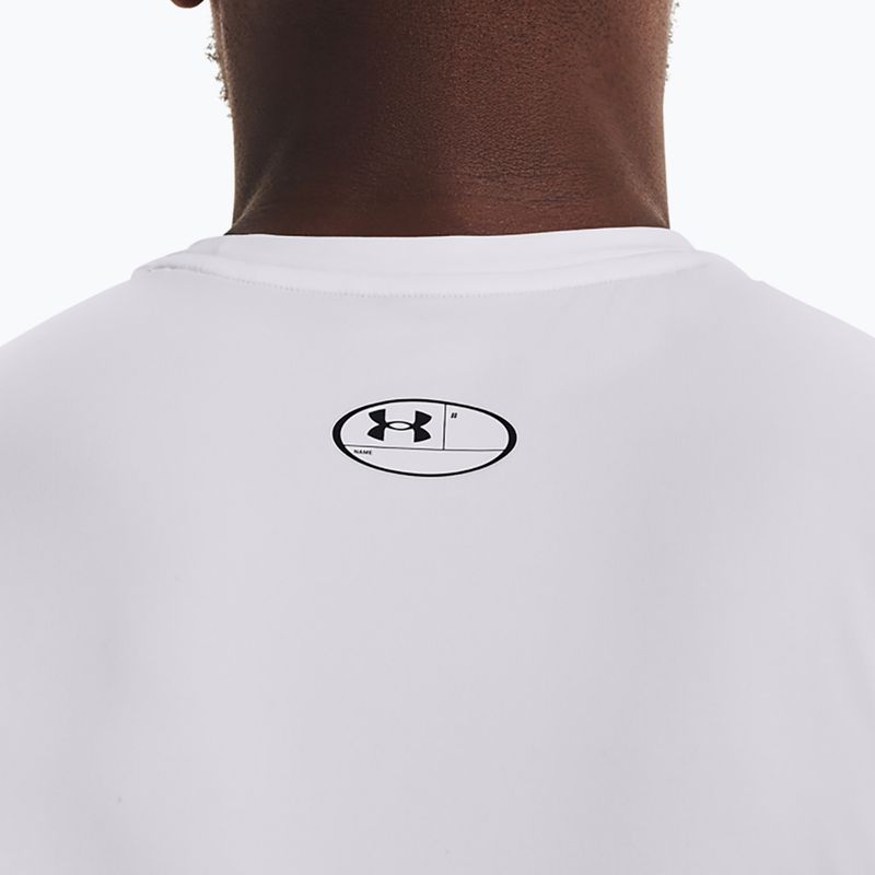 Koszulka treningowa męska Under Armour HG Armour Comp white/black 3