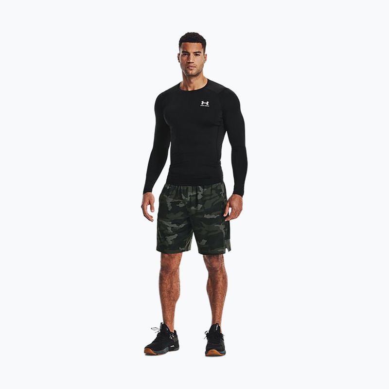 Longsleeve treningowy męski Under Armour HG Armour Comp black/white 2