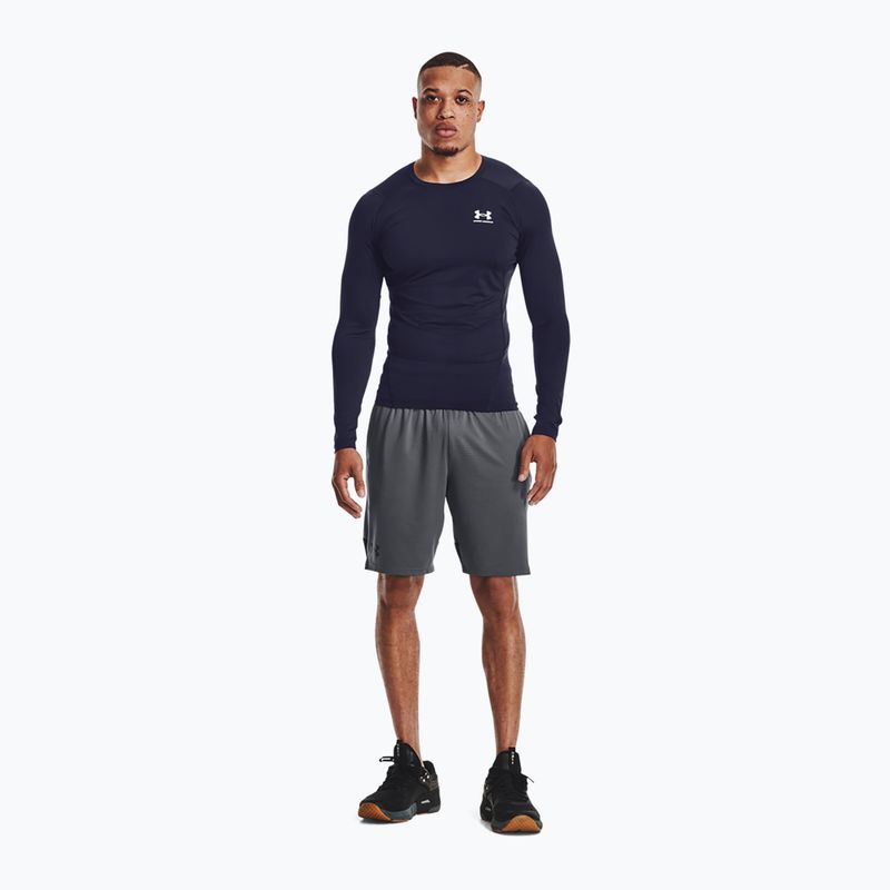 Longsleeve treningowy męski Under Armour HG Armour Comp midnight navy/white 2