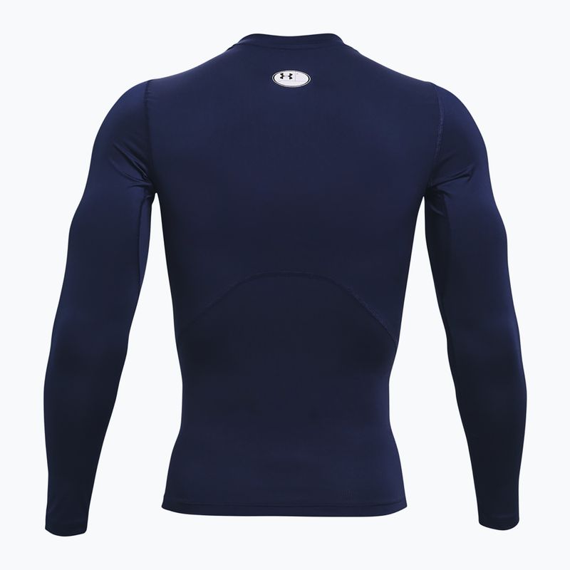 Longsleeve treningowy męski Under Armour HG Armour Comp midnight navy/white 6