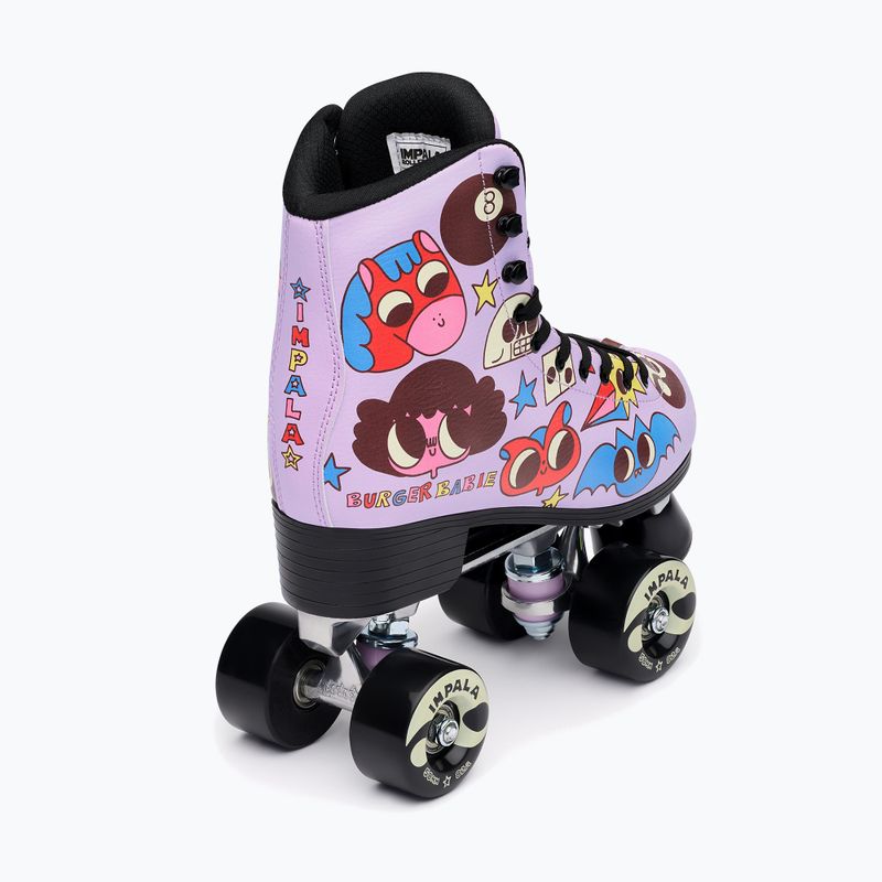 Wrotki damskie IMPALA Quad Skate burger babie 3