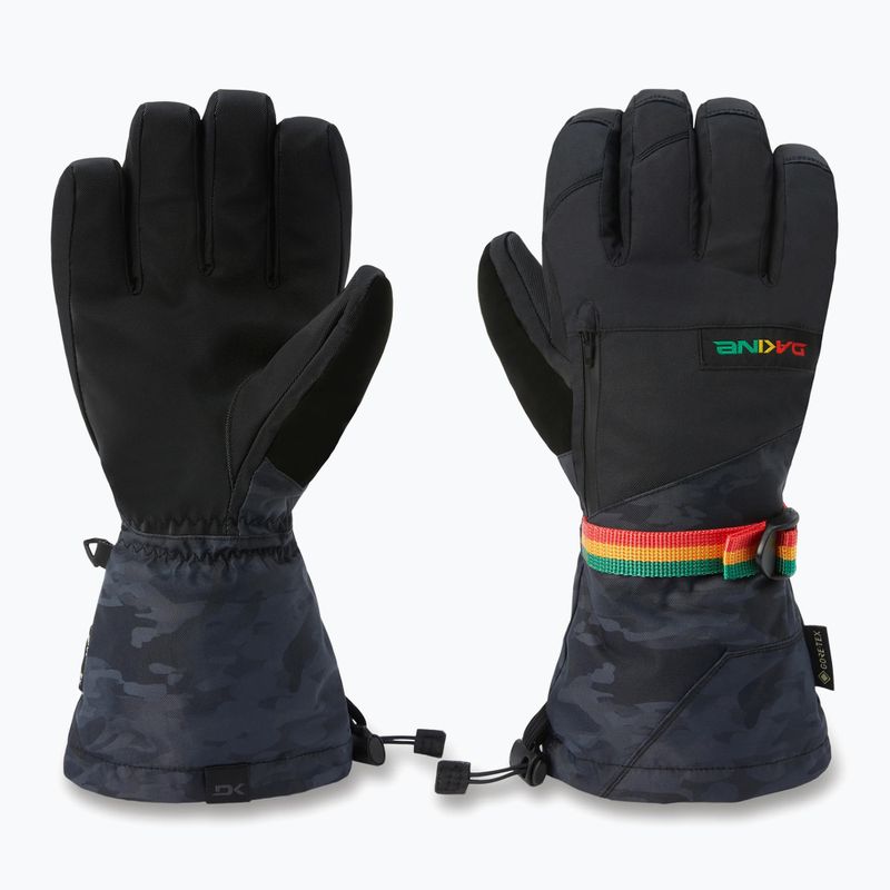 Rękawice snowboardowe męskie Dakine Titan Gore-Tex black vintage camo 10