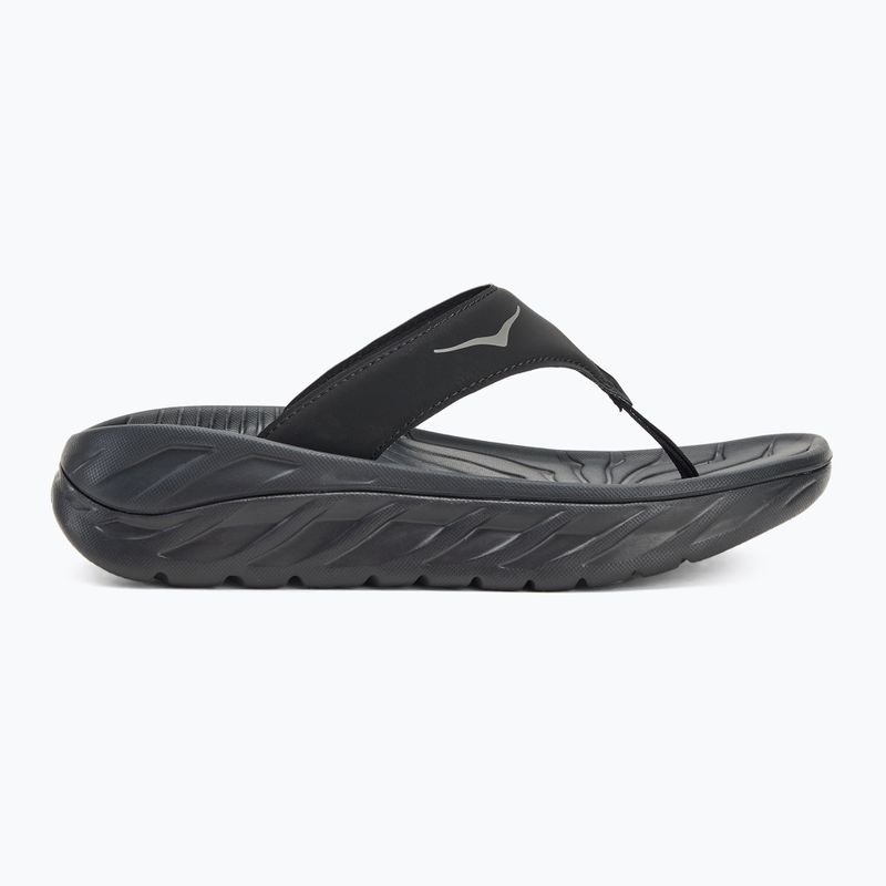 Japonki damskie HOKA Ora Recovery Flip black/dark gull gray 2