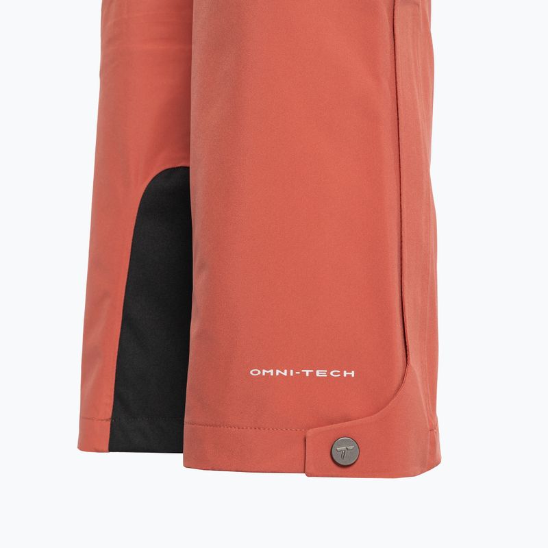 Spodnie narciarskie damskie Columbia Platinum Peak 3L dark coral 4