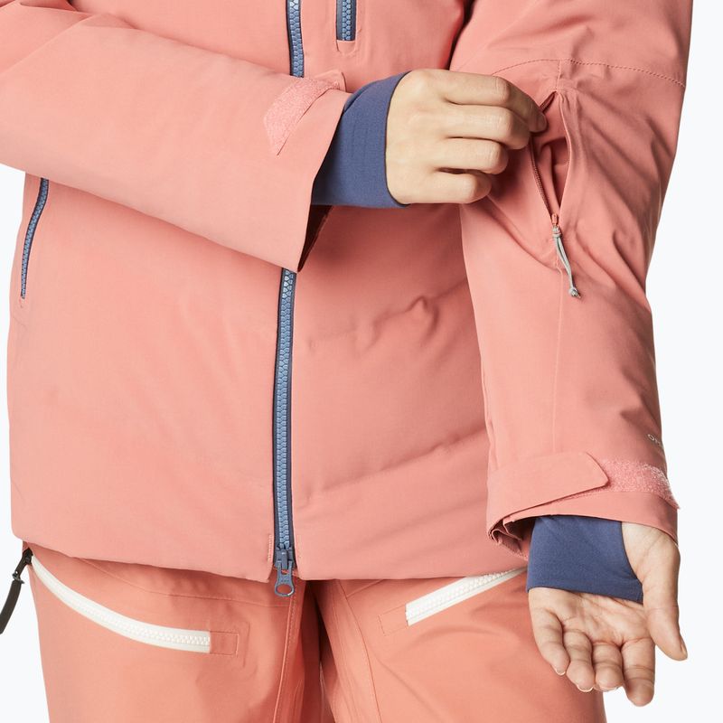 Kurtka narciarska damska Columbia Powderkeg III Down dark coral/peach blossom 6
