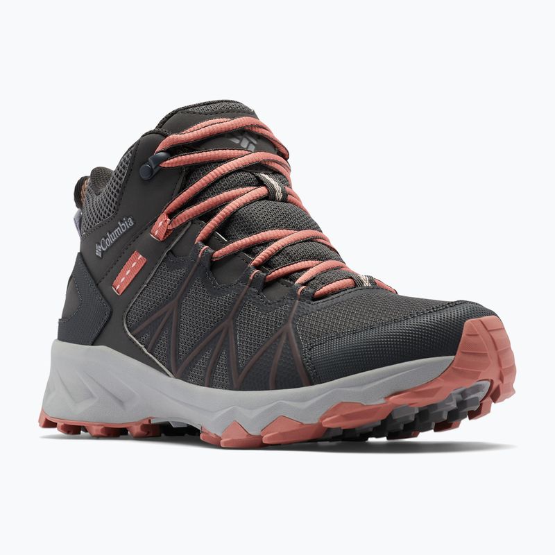 Buty trekkingowe damskie Columbia Peakfreak II Mid Outdry dark grey/dark coral 19