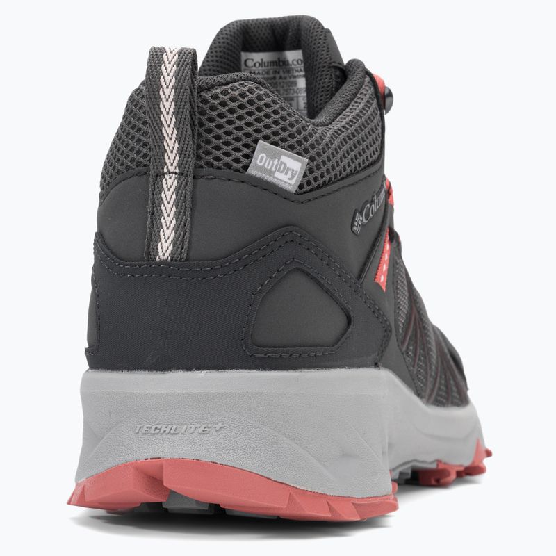 Buty trekkingowe damskie Columbia Peakfreak II Mid Outdry dark grey/dark coral 10