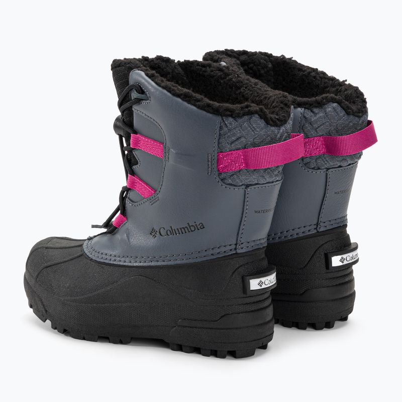 Śniegowce dziecięce Columbia Bugaboot Celsius Children graphite/wild fuchsia 3