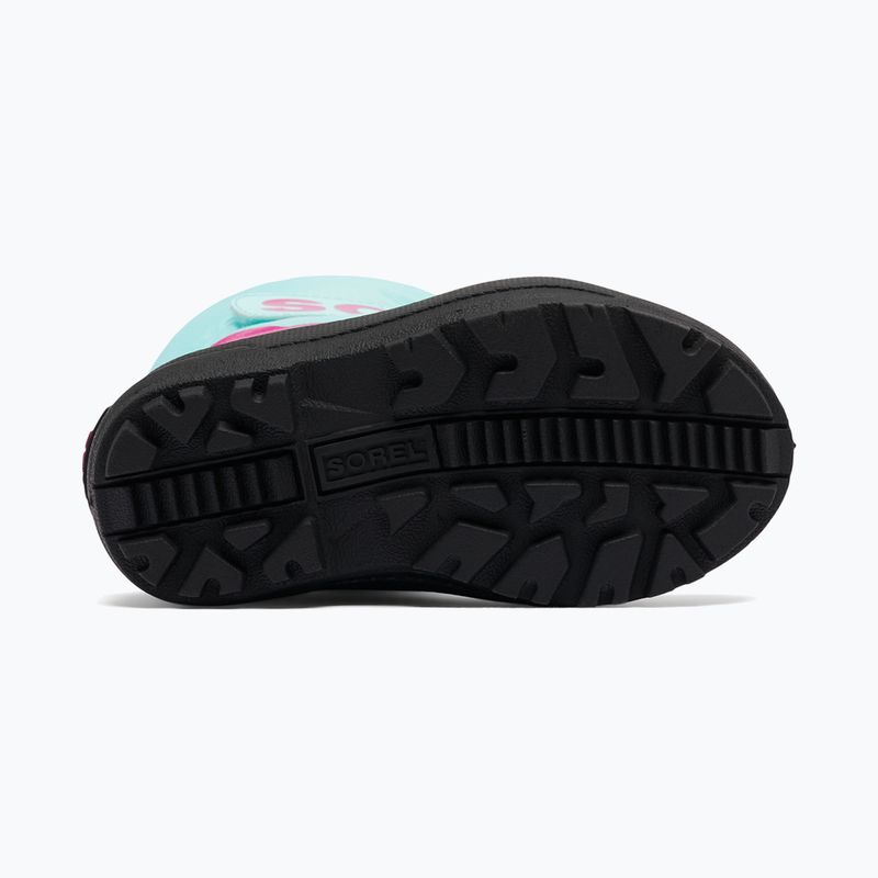 Śniegowce juniorskie Sorel Snow Commander ocean surf/cactus pink 12