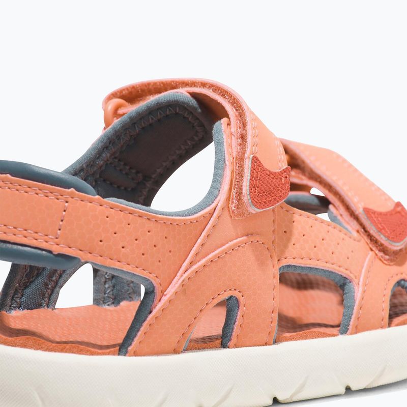 Sandały juniorskie Timberland Perkins Row 2 Strap light orange 8