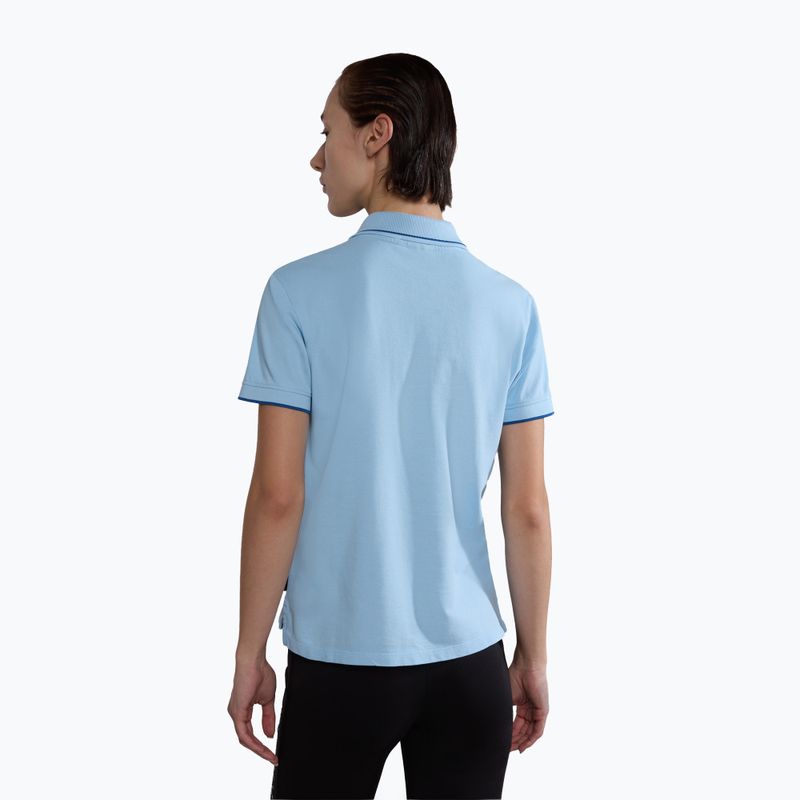 Koszulka polo damska Napapijri E-Nina blue clear 3