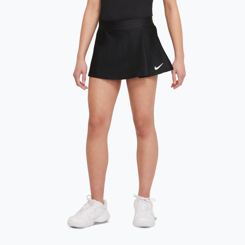 Spódniczka tenisowa dla dziewczynki Nike Court Dri-Fit Victory black/white