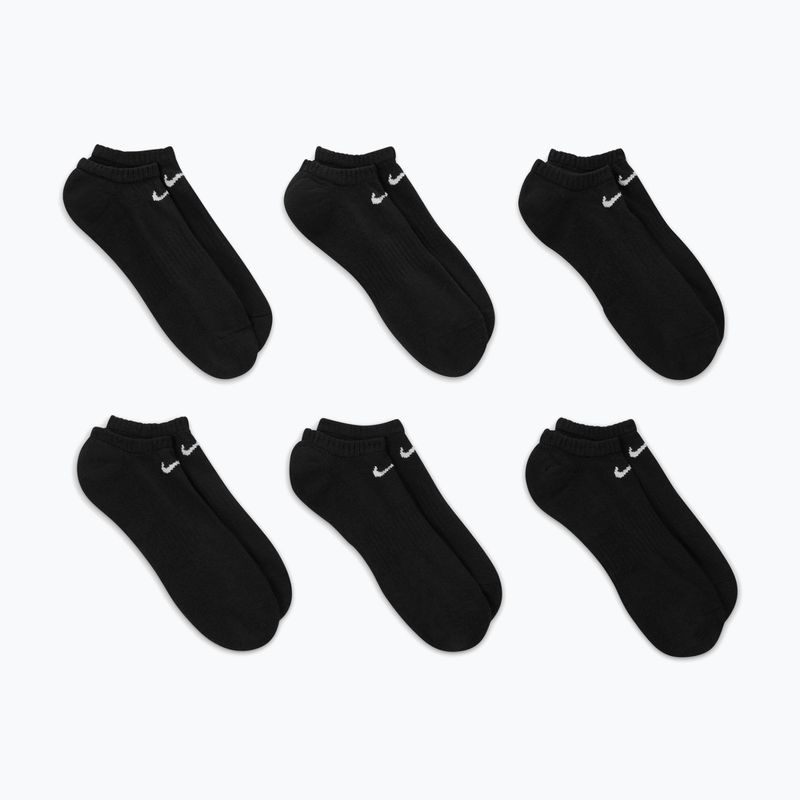 Skarpety Nike Everyday Cushioned No-Show 6 par black/white 4