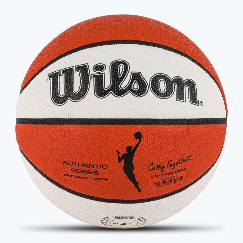 Piłka do koszykówki Wilson WNBA Authentic Indoor Outdoor orange/white rozmiar 6