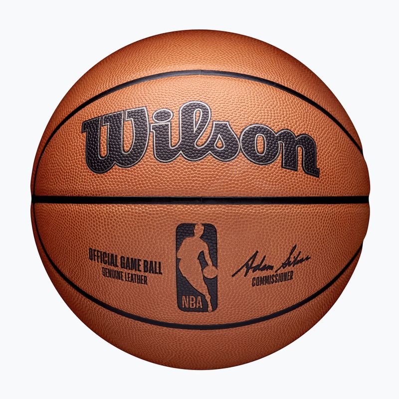 Piłka do koszykówki Wilson NBA Official Game Ball brown rozmiar 7