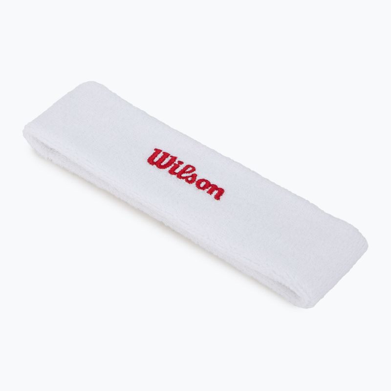 Opaska na głowę Wilson Headband bright white/infrared 2
