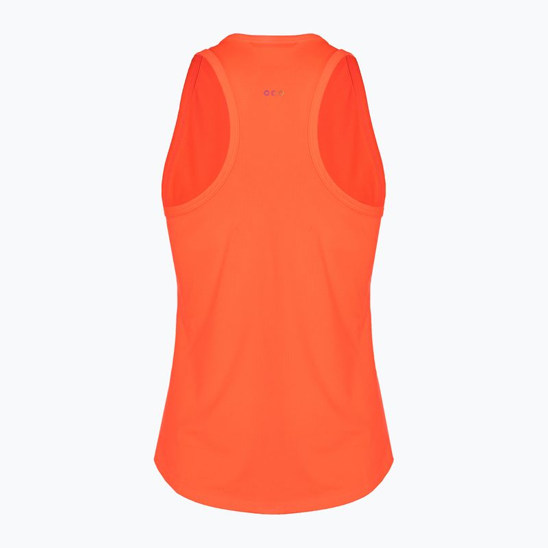 Koszulka do biegania damska Saucony Stopwatch Singlet vizi red 2