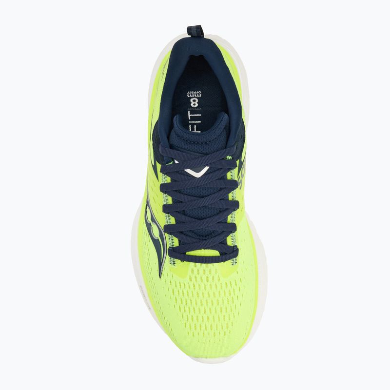 Buty do biegania męskie Saucony Ride 17 citron/ navy 5