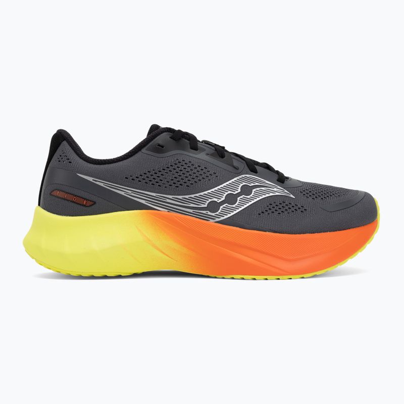 Buty do biegania męskie Saucony Tide 2 shadow/citron 2