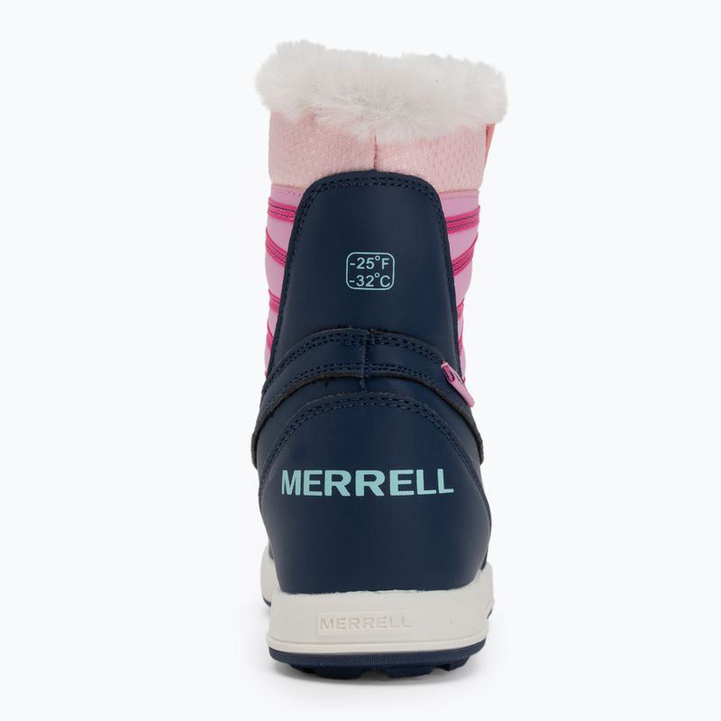 Śniegowce dziecięce Merrell Snow Bank 5.0 WP navy/pink 6