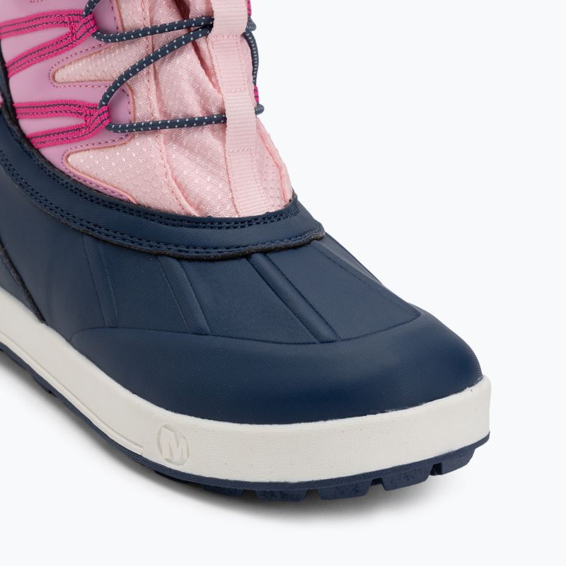 Śniegowce dziecięce Merrell Snow Bank 5.0 WP navy/pink 7