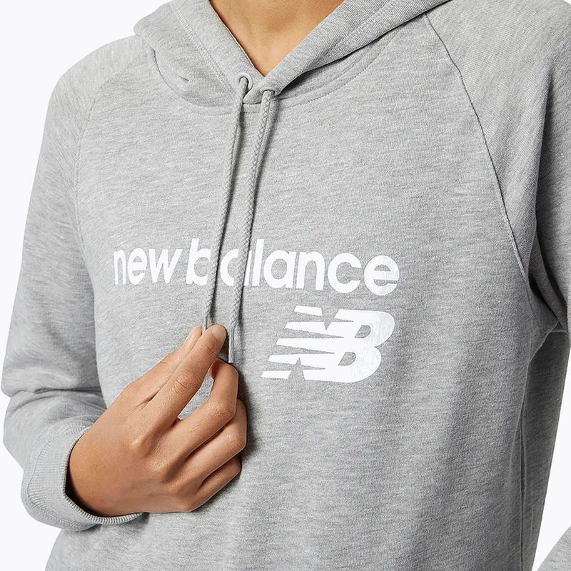 Bluza damska New Balance Core Fleece Hoodie grey 4