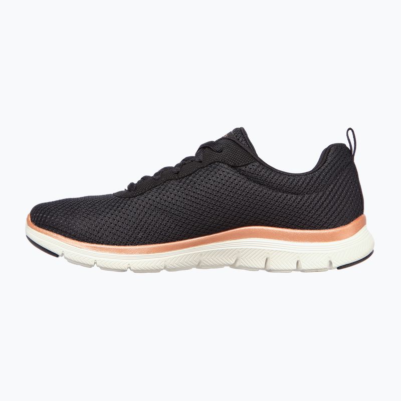 Buty damskie SKECHERS Flex Appeal 4.0 Brilliant View black/rose gold 3