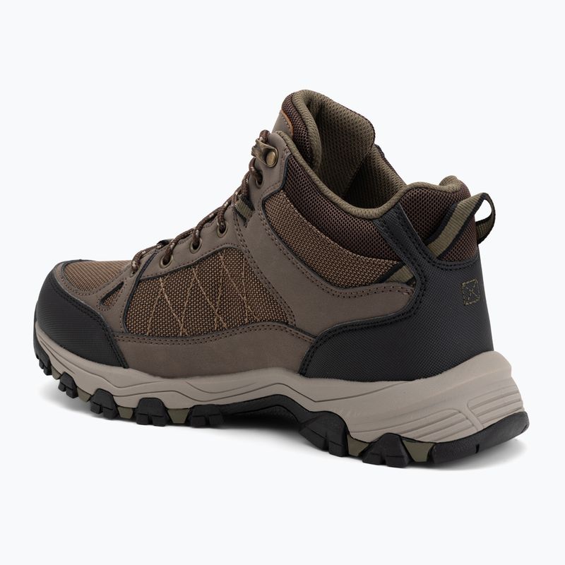 Buty męskie SKECHERS Selmen Melano chocolate 3