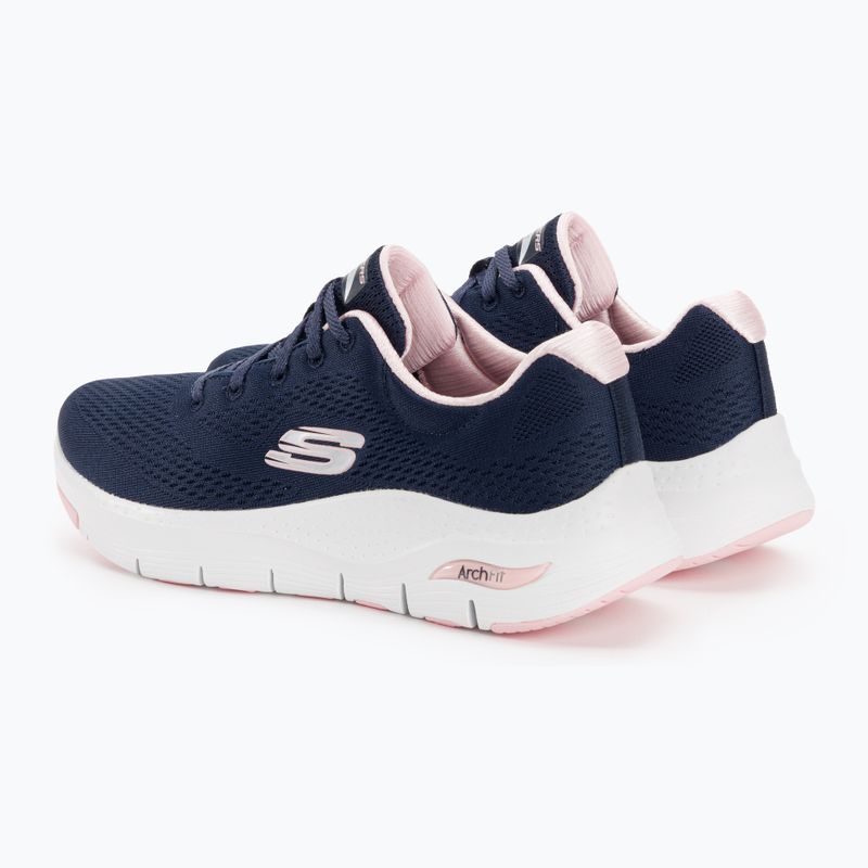 Buty damskie SKECHERS Arch Fit Big Appeal navy/pink 3
