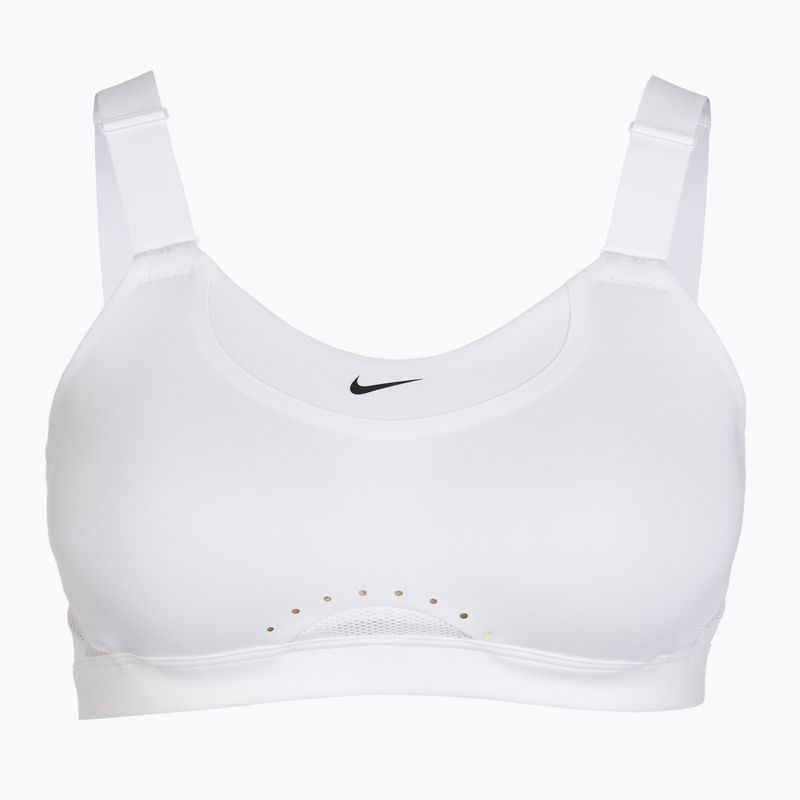 Biustonosz treningowy Nike Alpha High-Support white/white/stone mauve/black 8