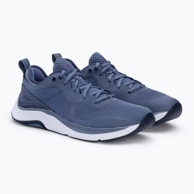 Buty treningowe damskie Under Armour W Hovr Omnia aurora purple/aurora purple/strobe 4