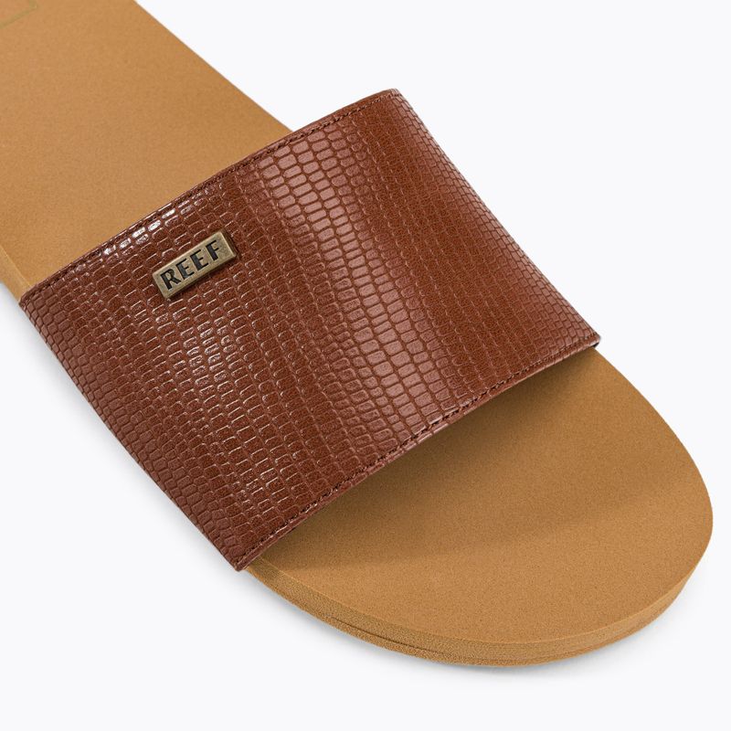 Klapki damskie REEF Bliss Nights Slide brunette 7