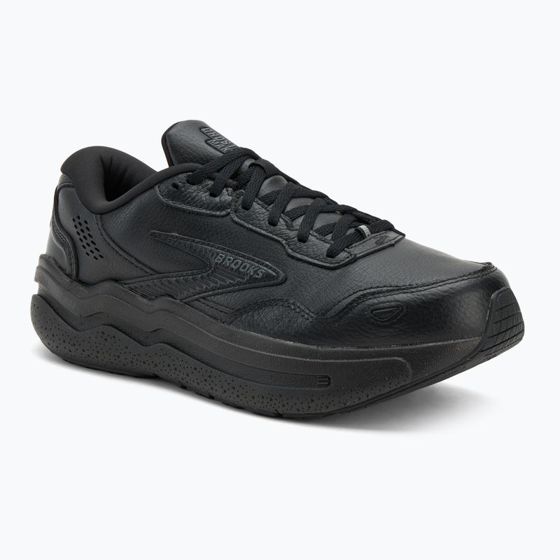 Buty męskie Brooks Ghost Max Leather black/black