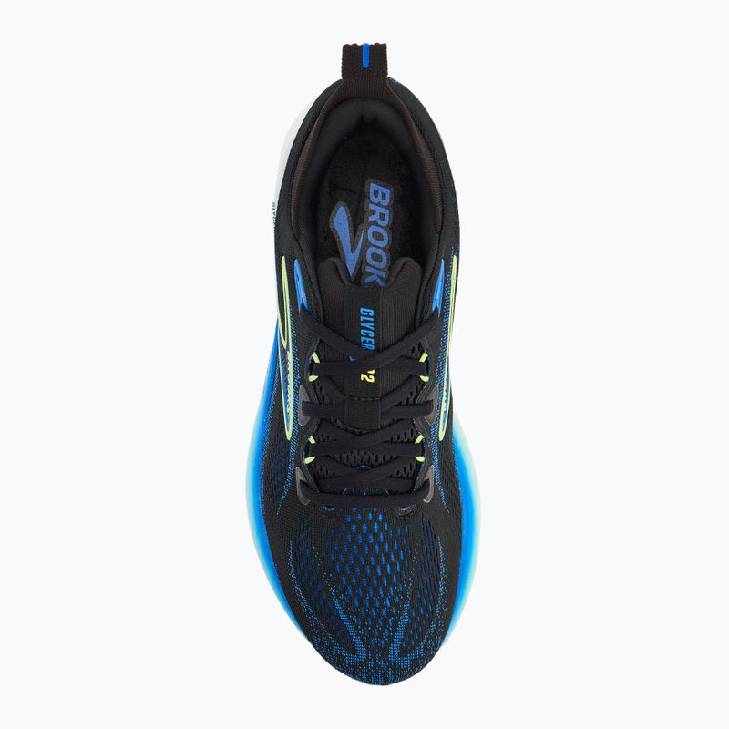 Buty do biegania męskie Brooks Glycerin 22 black/cobalt/neo yellow 5