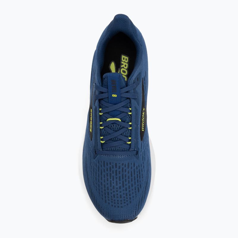 Buty do biegania męskie Brooks Revel 8 navy peony/black/acid lime 5