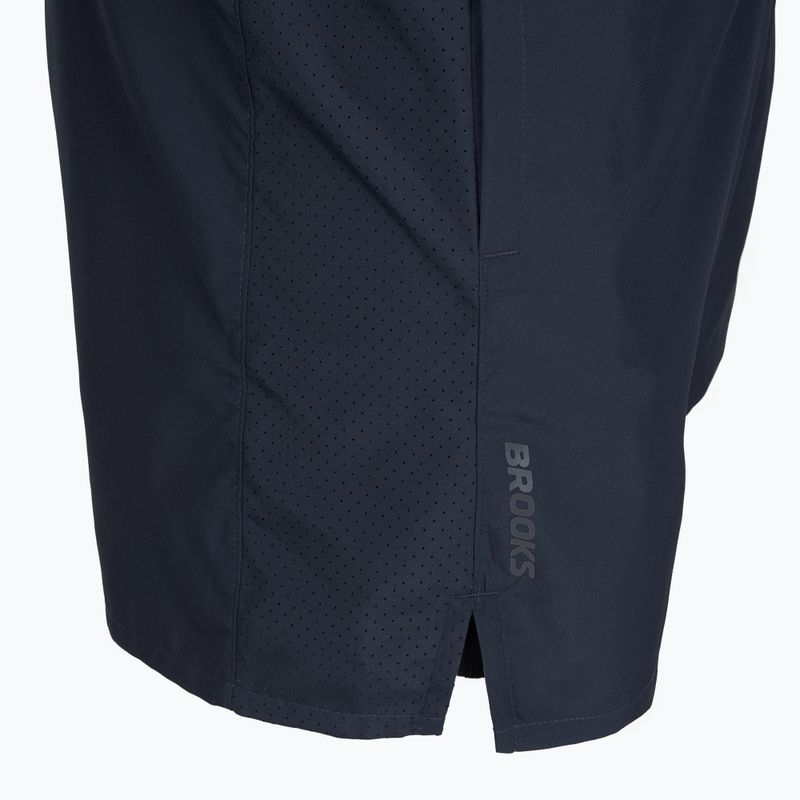 Spodenki do biegania męskie Brooks Dash 2in1 midnight run/black 3
