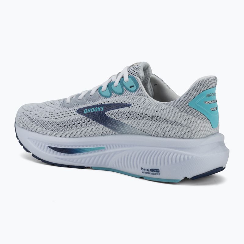 Buty do biegania męskie Brooks Ghost 17 white/beacon blue/ipanema 3