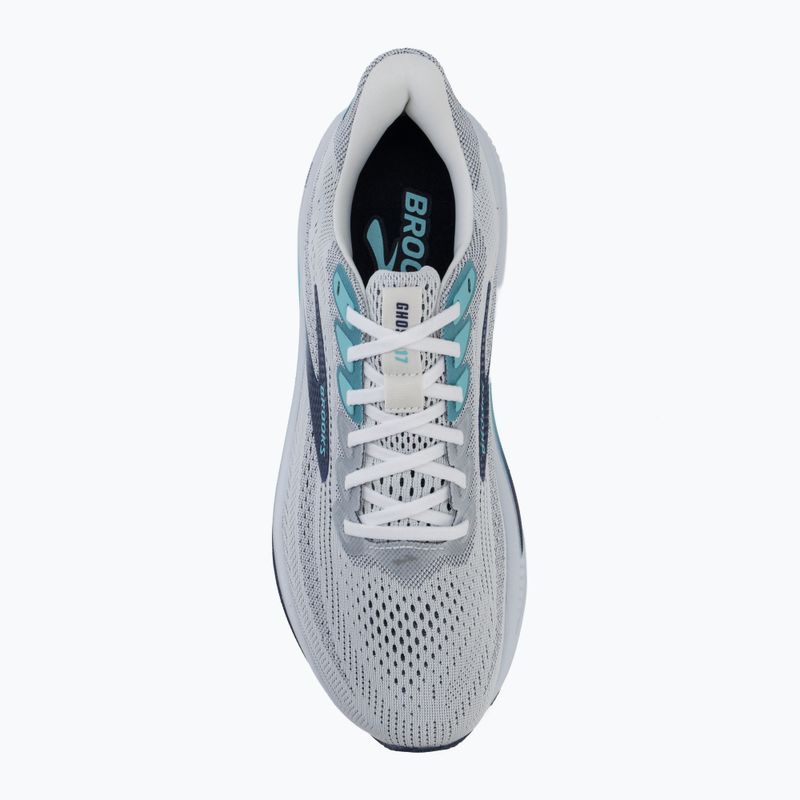Buty do biegania męskie Brooks Ghost 17 white/beacon blue/ipanema 5
