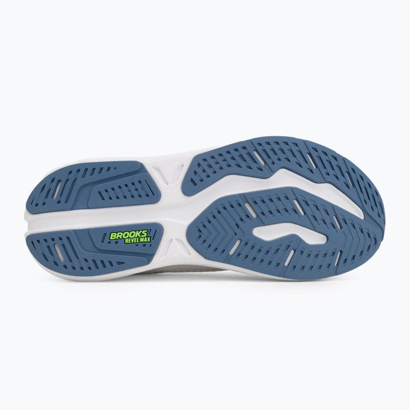 Buty do biegania męskie Brooks Revel Max white/moonlight/green gecko 4