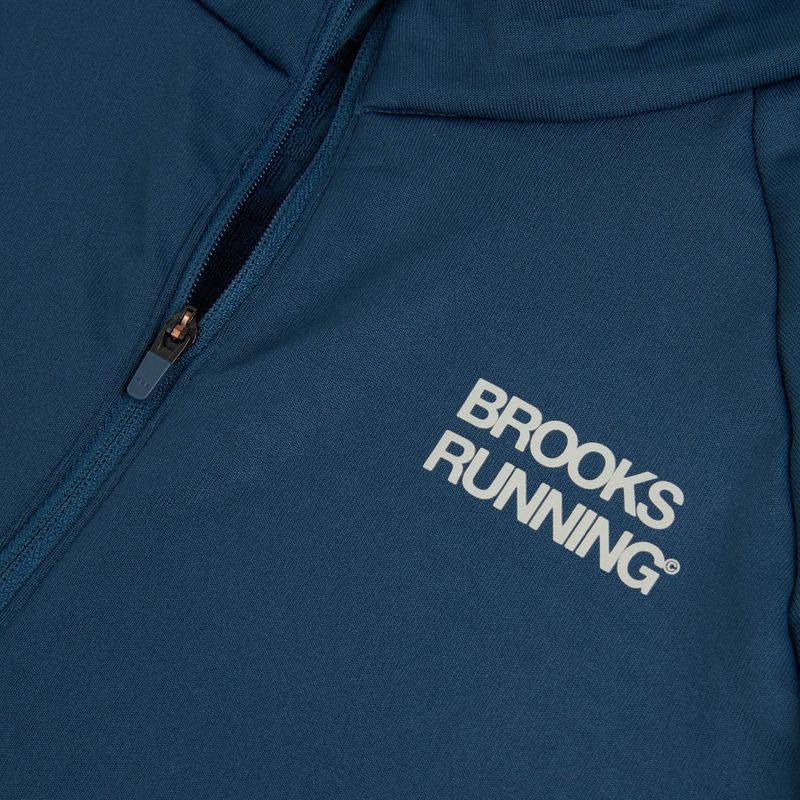 Bluza do biegania męska Brooks Thermal Reflective 1/2 Zip blue 3
