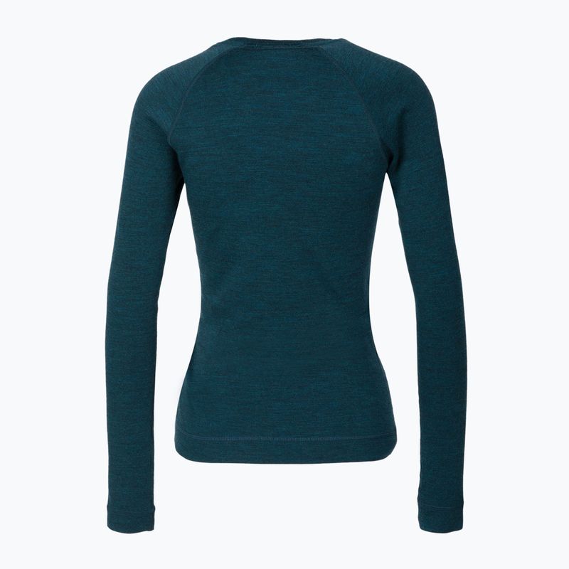 Bluza termoaktywna damska Smartwool Merino 250 Baselayer Crew Boxed twilight blue heather 2