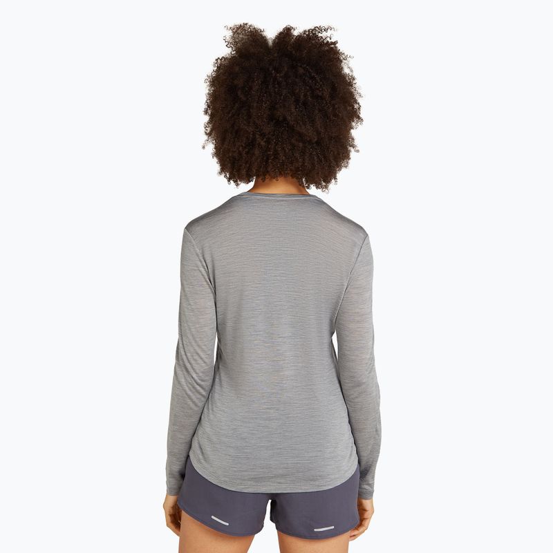 Longsleeve trekkingowy damski icebreaker Merino 125 Cool-Lite Sphere III LS Tee metro heather 3