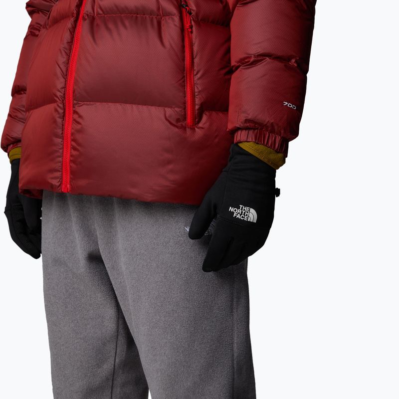 Rękawiczki trekkingowe męskie The North Face Etip Recycled black/white logo 6